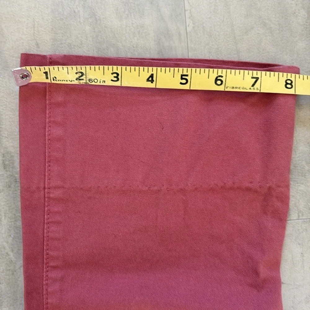 Tory Burch jeans  pants  cropped/ankle  midrise  slight flare leg DUSTY Rose EUC